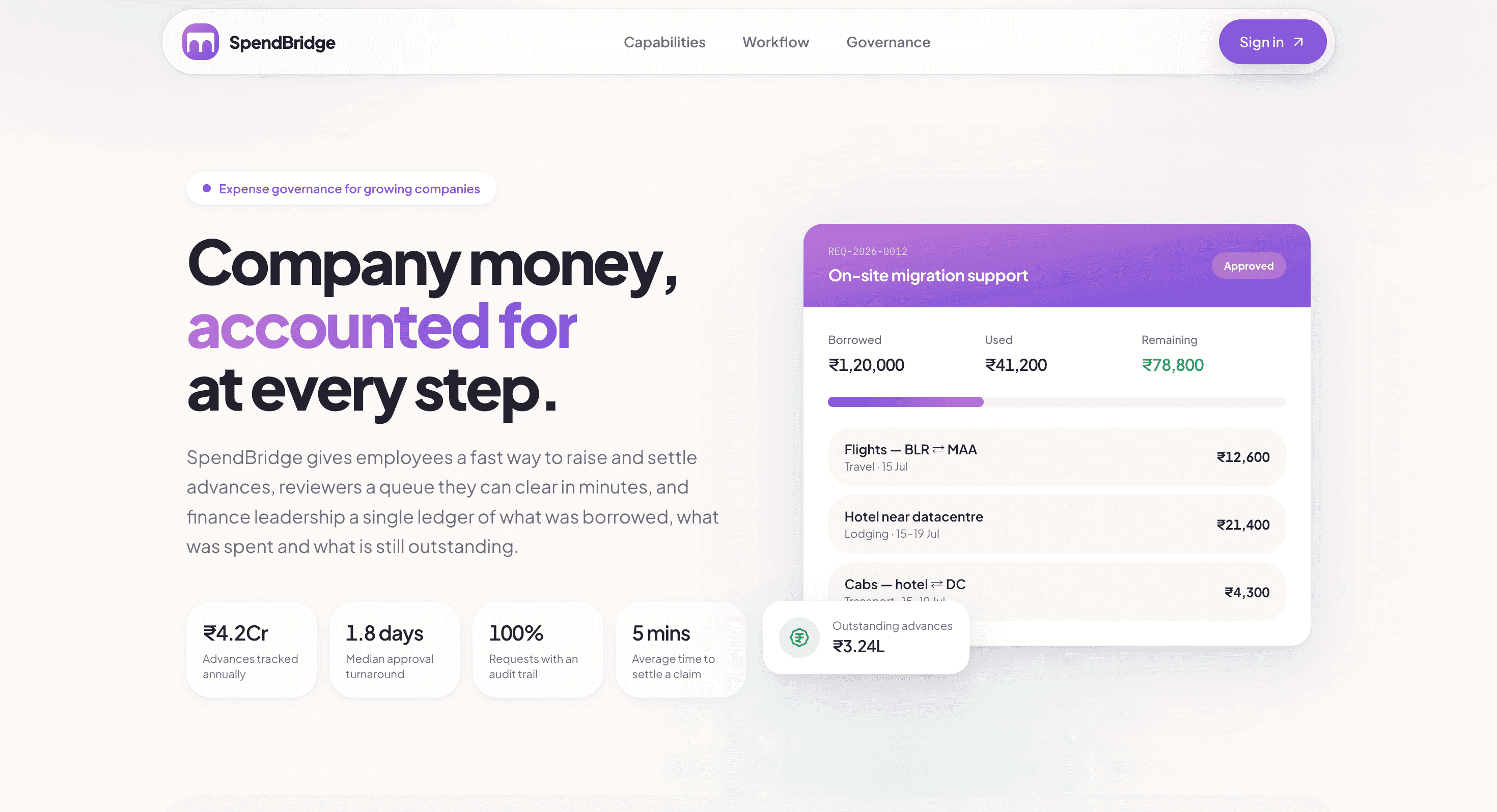 Spend Bridge